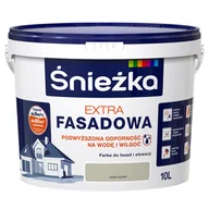 Farby wewnętrzne - Śnieżka Extra Fasadowa Farba do fasad i elewacji szary jasny 10 L - miniaturka - grafika 1