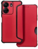 Etui i futerały do telefonów - Kabura RAZOR Book do XIAOMI Redmi 14C czerwony - miniaturka - grafika 1