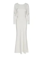 Sukienki - YAS Sukienka wieczorowa 26030293 Biały Regular Fit - miniaturka - grafika 1