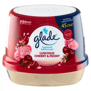 Glade Luscious Cherry & Peony Zapachowy żel do łazienki 180 g - Środki do WC - miniaturka - grafika 1