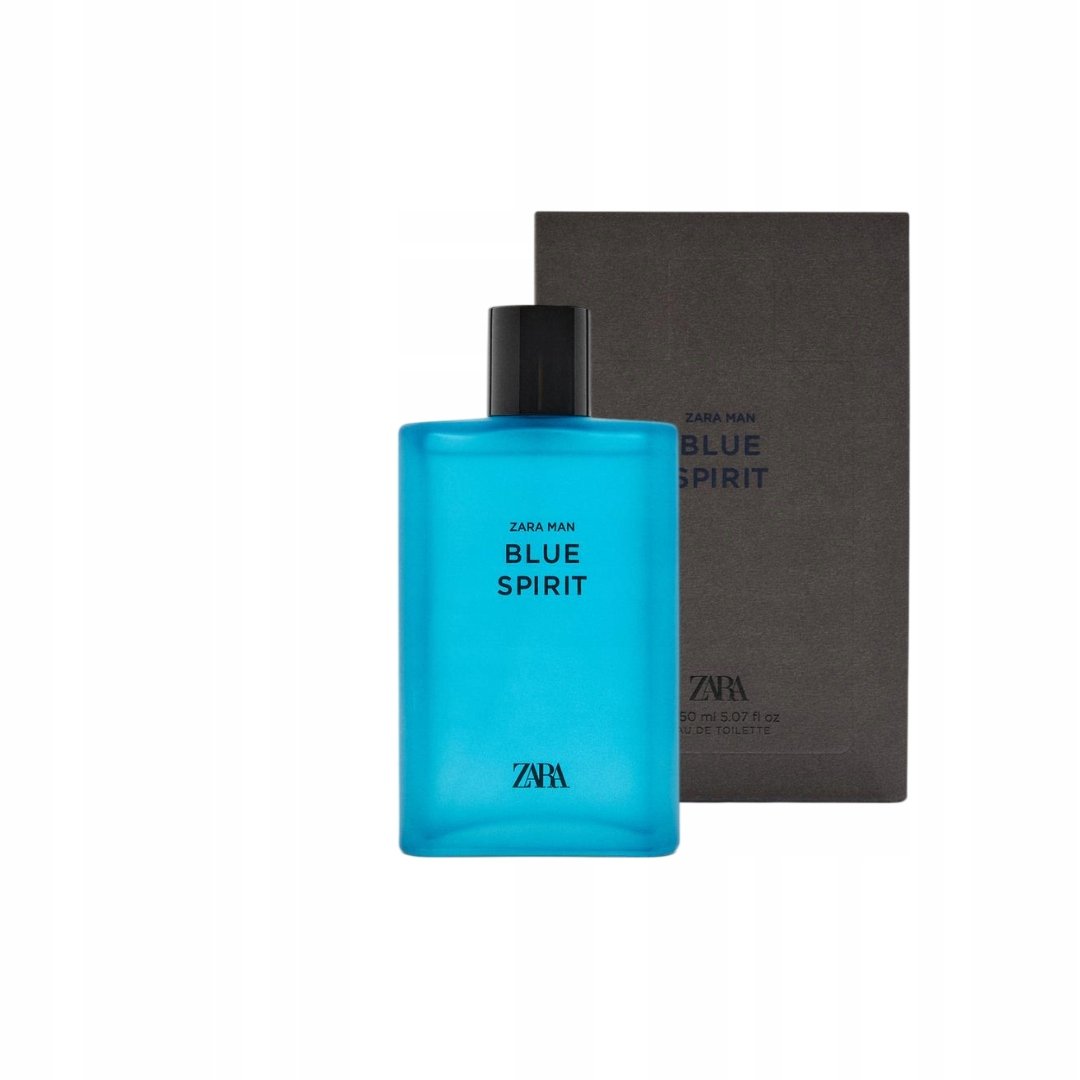 Duży flakon Zara Blue Spirit 150 ml Edt perfumy męskie w kartoniku