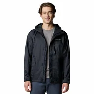 Kurtki męskie - Męska kurtka przeciwdeszczowa Columbia Pouring Adventure III black - L - miniaturka - grafika 1
