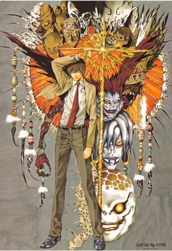 Plakat Anime Death Note DN_073 A1+ Custom Manga