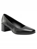 Półbuty damskie - Ecco Półbuty Shape Squared Damskie Czarne Skórzane 38 J_f - miniaturka - grafika 1