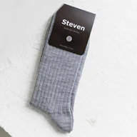 Skarpetki damskie - Skarpety męskie z wełny merino bezuciskowe art. 130 Steven - miniaturka - grafika 1