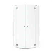 Kabiny prysznicowe - Kabina prysznicowa uchylna 90 x 90 Valence Iridum - miniaturka - grafika 1