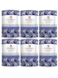 Pakiet PERRO Gourmet Bażant z gruszką 6x400g - Monobiałkowa karma dla dorosłych psów - Mokra karma dla psów Pakiet PERRO Gourmet Bażant z gruszką 6x400g - Monobiałkowa karma dla dorosłych psów - Mokra karma dla psów - miniaturka - grafika 1