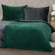 Pościel - 4Home Prześcieradła z mikroflaneli Stripe zielone,140 x 200 cm, 70 x 90 cm - miniaturka - grafika 1