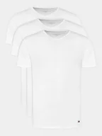 Koszulki męskie - Tommy Hilfiger Komplet 3 t-shirtów UM0UM03137 Biały Regular Fit - miniaturka - grafika 1