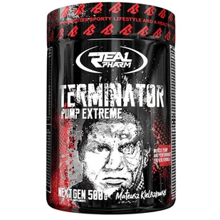 REAL PHARM Terminator Pump Extreme 500g Strawberry Watermelon - Aminokwasy - miniaturka - grafika 1