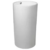 Umywalki - Umywalka ceramiczna wolnostojąca Gabriela 46 x 46 x 81,5 Domino - miniaturka - grafika 1