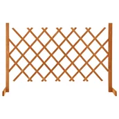 Ogrodzenia - vidaxl Ogrodowy płot kratkowy, pomarańczowy, 120x90 cm, drewno jodłowe 314824 - miniaturka - grafika 1