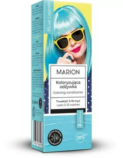 Marion Koloryzująca Odżywka do włosów (5-10 myć) - Blue Lagoon 1op.-(2x35ml) - Odżywki do włosów - miniaturka - grafika 1