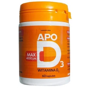 APOTEX NEDERLAND BV Apo D3 max x 60 kaps - Witaminy i minerały - miniaturka - grafika 1