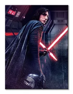 Pyramid Posters Star Wars: The Last Jedi (Kylo Ren Rage) - obraz na płótnie 60x80 WDC100187 - Obrazy i zdjęcia na płótnie - miniaturka - grafika 1