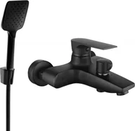 Zestawy baterii łazienkowych - Mexen Axel R62 bateria wannowa z zestawem prysznicowym, czarna - 7383R62-70 - miniaturka - grafika 1