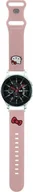Akcesoria do smartwatchy - HelloKitty Hello Kitty Pasek Uniwersalny HKUWLSCHBLP Silicone Kitty Head różowy/pink strap 22mm - miniaturka - grafika 1