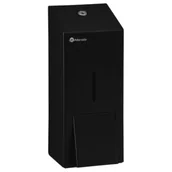 Dozowniki papieru i mydła dla firm - Dozownik do mydła w płynie MERIDA STELLA BLACK LINE MAXI 800 ml, stal kolor czarny - miniaturka - grafika 1