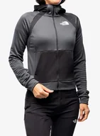 Bluzy sportowe damskie - Bluza rozpinana damska The North Face Ma Full Zip Fleece - grey/black - miniaturka - grafika 1