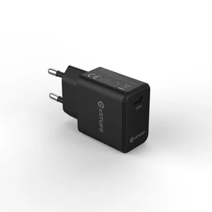 eSTUFF USB-C Charger EU PD 20W. 1 x - Ładowarki do telefonów - miniaturka - grafika 1