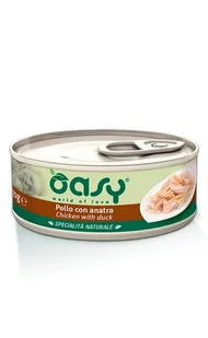 Oasy OASY NATURAL KURCZAK & KACZKA puszka 70g - Mokra karma dla kotów - miniaturka - grafika 1