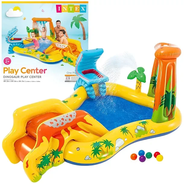 Wodny Plac Zabaw Basen Dmuchany dla Dzieci Ogrodowy Fontanna Intex 57444