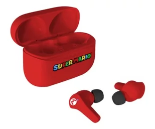 OTL Super Mario Red TWS SM0894 czerwone - Słuchawki - miniaturka - grafika 1