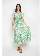 Sukienki - William de Faye Sukienka w kolorze miętowo-białym - miniaturka - grafika 1