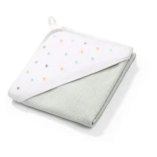 BabyOno Okrycie kąpielowe frotte ręcznik z kapturkiem 100x100cm kropki | PONAD 10 TYŚ PRODUKTÓW W ATRAKCYJNYCH CENACH | SZYBKA - Okrycia kąpielowe dla dzieci - miniaturka - grafika 1