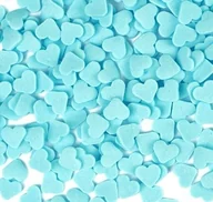 Dodatki do ciast w proszku - POSYPKA CUKROWA - SERCA SERDUSZKA błękitne - 20g - miniaturka - grafika 1