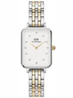 Zegarki damskie - ZEGAREK DAMSKI DANIEL WELLINGTON Quadro Lumine 5-link two-tone 20mm DW00100625 + BOX (zw519f) - miniaturka - grafika 1