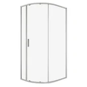 Kabiny prysznicowe - Novoterm Kabina prysznicowa asymetrczyna 100x80 Solid RPA Kerra - miniaturka - grafika 1