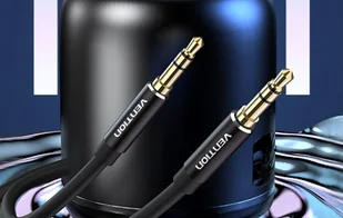 Kabel audio 3,5mm mini jack Vention BAXBI 3m czarny - Kable - miniaturka - grafika 6