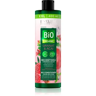Eveline cosmetics Cosmetics - BIO ORGANIC - BIO CONDITIONER - Bio odżywka chroniąca kolor do włosów - GRANAT & ACAI - 400 ml - Odżywki do włosów - miniaturka - grafika 1