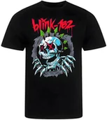 Koszulki męskie - KOSZULKA MĘSKA NADRUK ROCKOWA BLINK-182 PREZENT PREMIUM S - miniaturka - grafika 1