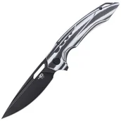 Noże - Nóż składany Bestech Ornetta Carbon Fiber / White G10, Black Stonewash N690 by Kombou (BL02D) - miniaturka - grafika 1