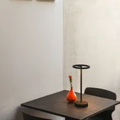 Lampy ogrodowe - Lampa akumulatorowa LED SLV Vinolina One, czarna, 2 700 K, wysokość 33 cm - miniaturka - grafika 1