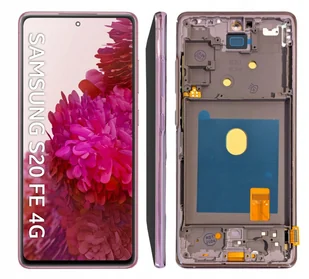 WYŚWIETLACZ EKRAN LCD DO SAMSUNG S20 FE 5G OLED RAMKA RÓŻOWA - Części serwisowe do telefonów - miniaturka - grafika 1