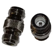 Adaptery i przejściówki - HQ Gniazdo N Podwójne Vitalco Metalowe Produkt - miniaturka - grafika 1