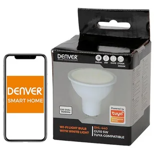 Denver Denver SHL-440 GU10 5W reflektor LED CCT WLAN - Żarówki LED - miniaturka - grafika 1
