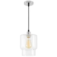 Lampy sufitowe - NOWOCZESNA LAMPA WISZĄCA CHROMOWANA MORO 1C - miniaturka - grafika 1