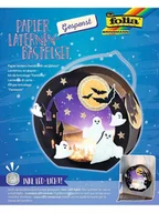 Zabawki kreatywne - Folia Lampion w kolorze czarnym ze wzorem do złożenia - miniaturka - grafika 1