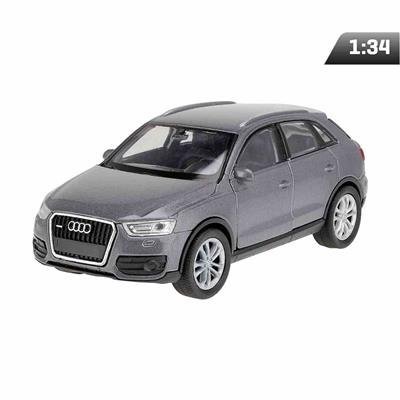 Autko model 1:34 Audi Q3 2013 szary