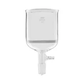 Meble i wyposażenie gabinetów medycznych - Steinberg Systems lejek szklany laboratoryjny membrana 500 ml szlif 24/40 - Akcesoria laboratoryjne - miniaturka - grafika 1