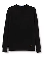 Swetry męskie - Gianni Lupo GL33398-F22 sweter męski, czarny, S, czarny, S-4XL - miniaturka - grafika 1