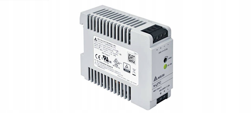 Delta Electronics Zasilacz Din 24V 2.1A DRS-24V50W1NZ od