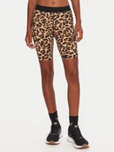 Spodenki damskie - Reebok Szorty sportowe Erica RK25159CCW Beżowy Slim Fit - miniaturka - grafika 1