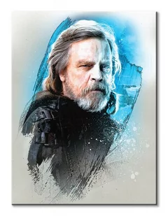 Pyramid Posters Star Wars: The Last Jedi (Luke Skywalker Brushstroke) - obraz na płótnie 60x80 WDC100193 - Obrazy i zdjęcia na płótnie - miniaturka - grafika 1