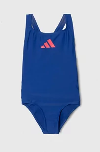 adidas Performance jednoczęściowy strój kąpielowy dziecięcy kolor niebieski - Stroje kąpielowe dla dziewczynek - miniaturka - grafika 1