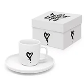 Filiżanki - Hallo New Day Filiżanka Porcelanowa w Ozdobnym Pudełku 90 ml - miniaturka - grafika 1